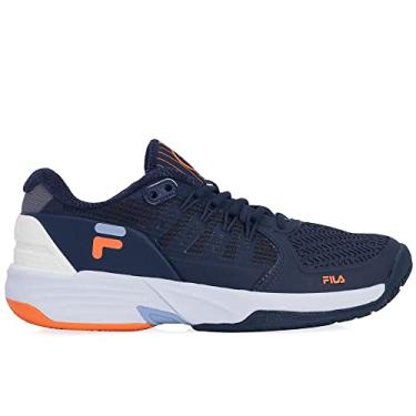 Imagem de Tênis Fila Float Verve Marinho Laranja e Azul Claro-39