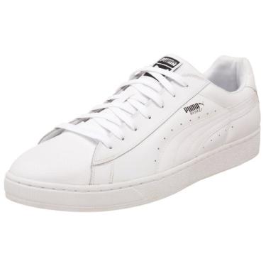Imagem de PUMA Tênis masculino Basket II, Branco/Branco, 18