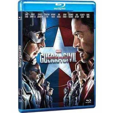 Imagem de Blu-Ray: Capitão América 3 Guerra Civil - Disney