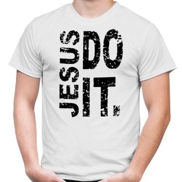 Imagem de Camiseta Masculina Evangélica Jesus-Do-It - 100% Algodão - Atelier Do