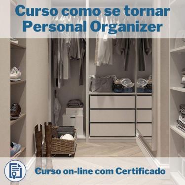 Imagem de Curso Online em videoaula de como se tornar Personal Organizer com Certificado + 2 brindes