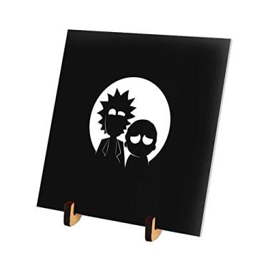 Imagem de Azulejo 15x15 com pézinho CN Rick and Morty Escuro