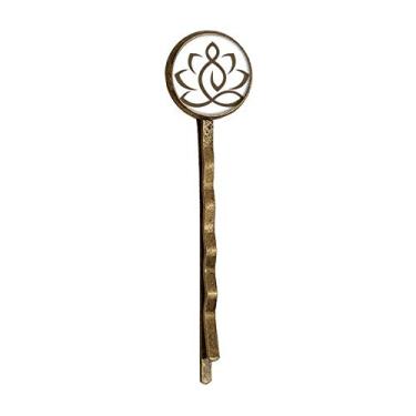Imagem de Culture Religion Customs Lotus Figure Retro Metal Hair Bobby Pin Headwear