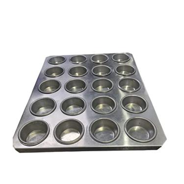 Imagem de FORMA PARA MINI CUPCAKE 20 CAVIDADES 38x31CM EM ALUMÍNIO