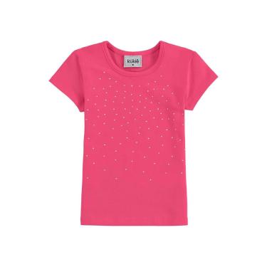 Imagem de Camiseta Infantil com Strass Pink tamanho 02 Kukie-Feminino