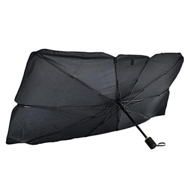 Imagem de Para-brisa | Guarda-carro, para-sol portátil, protetor UV para janela frontal carro, SUV e mantém o veículo fresco Mengli