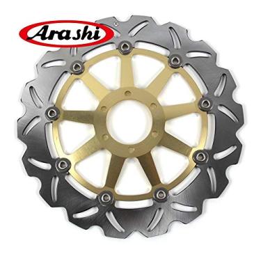 Imagem de Rotor de disco de freio frontal Arashi para KTM DUKE II 640 2003-2006 / DUKE 690 2008-2011 Acessórios de substituição para motocicleta Ouro 2004 2005 2009 2010