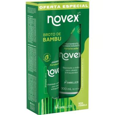 Imagem de Kit Broto De Bambu Novex 300 Ml (Shampoo, Condicionador) - Embelleze