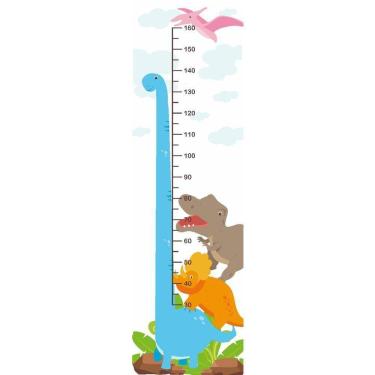 Imagem de Régua De Altura Crescimento Infantil Adesivo Dinossauro