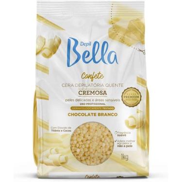 Imagem de Cera Confete Cremosa Chocolate Branco Depil Bella 1 kg