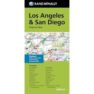 Imagem de Rand McNally Folded Map: Los Angeles & San Diego Regional Map