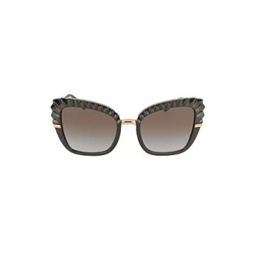 Imagem de Óculos de sol femininos Dolce & Gabbana DG6131 preto/cinza claro gradiente preto 53