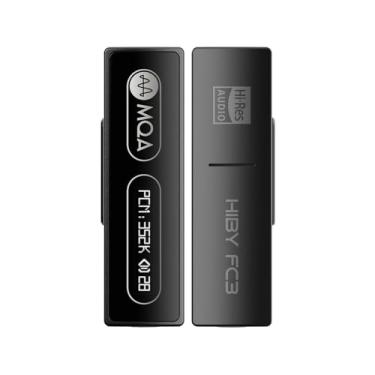 Imagem de HiBy FC3 USB DAC com tela de áudio de alta resolução 112 mW suporte PCM DSD MQA dongle para iPhone/MAC/Android/Windows