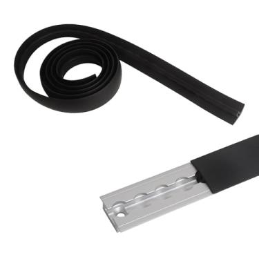 Imagem de MOTO4U Faixa de enchimento de trilho L, tira de borracha de 3,34 pés de comprimento para trilho L quadrado, facilita o rolamento de motocicletas, ATVs e outras cargas com rodas