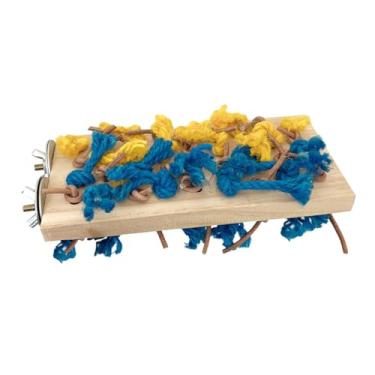 Imagem de Ioensy Brinquedo de pássaro playground prático brinquedo de prática exclusivo pendurado suporte de mascar brinquedo para casa desktop piso