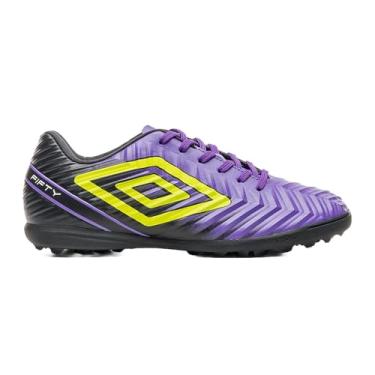 Imagem de Chuteira Society Umbro Fifty V Society Masculino (Roxo e Preto, BR, Adulto, Numérico, 39)