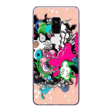 Imagem de Capa Adesivo Skin104 Verso Para Samsung Galaxy A8 2018 - KawaSkin