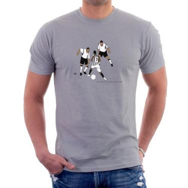 Imagem de Camiseta As Oito Pedaladas Peixe Brasileirão 2002 - Novomanto, M, Cinz