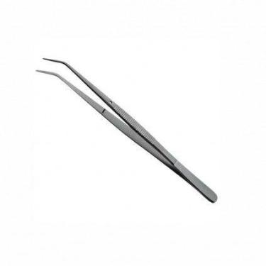 Imagem de Pinça Nº 03 - Ponta Curva - Instrumental Clinica p/ Algodão - Fava