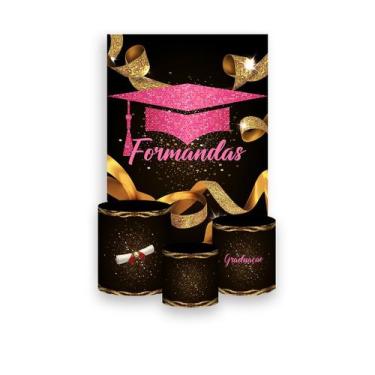 Imagem de Painel De Festa Vertical 1,50 x 2,20 + Trio De Capas Cilindro - Format