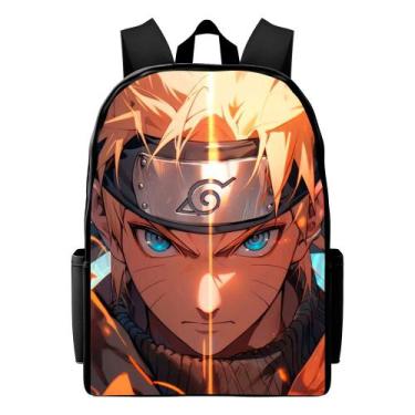 Imagem de Mochila Infantil Masculina Volta As Aulas Juvenil Anime Naruto - Now B
