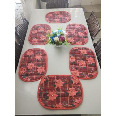 Imagem de Mesa posta tema natal 6 peças - Ateliê pontinho de ouro 