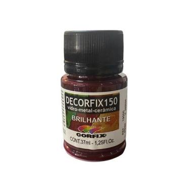 Imagem de Tinta Decorfix 150 Brilhante 37ml 433 Vermelho Topázio Corfix