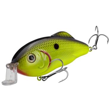 Imagem de Strike King Híbrido Hunter Jr Chartreuse Preto Costas