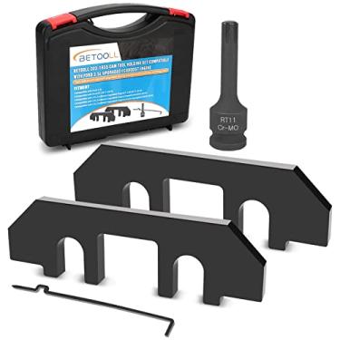 Imagem de BETOOLL Ferramenta de fixação do eixo de comando – Kit de ferramentas de sincronismo – Ferramenta de suporte de alinhamento de sincronismo com soquete de remoção de parafuso de cabeça de cilindro