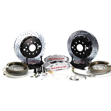 Imagem de BAER BRAKES Sistema de freio 4262287S-BKCZ (14" Rear Pro+ com Park Brake Silver 65-66 Mustang Orig Rolamento padrão traseiro), 1 pacote