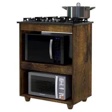 Imagem de Balcão para Cooktop Turim 5 Bocas Kaiki Móveis - kaiki móveis , Ypê