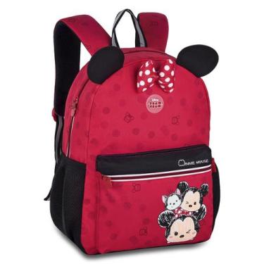 Imagem de Mochila De Costas Minnie Com Orelinhas Bebê Disney  Escolar Passeios V