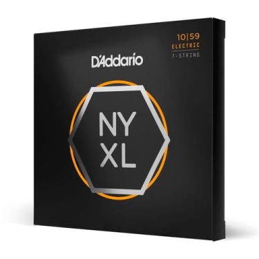 Imagem de Encordoamento Para Guitarra D'addario 7 Cordas NYXL1059 .010