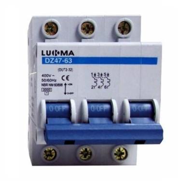 Imagem de Disjuntor tripolar 40a din - eletromar