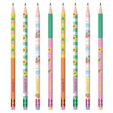 Imagem de Lápis Preto Grafite HB Com Borracha Leo&Leo Estampado Divertido Decora