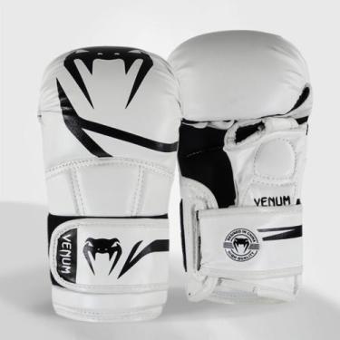 Imagem de LUVA VENUM MMA SPARRING CHALLENGER EVO 8oz - BRANCO/PRETO, G/GG