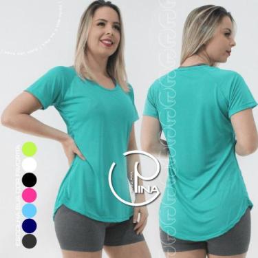 Imagem de Camiseta Veste Legging Tapa Bumbum Poliamida Microfibra PINA Camiseta 