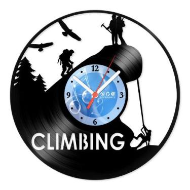 Imagem de Relógio De Parede Disco Vinil Esportes - Climbing - VES-015 - Modernar
