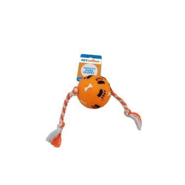 Imagem de Brinquedo mordedor bola com corda para cachorro (cores sortidas) - Pet