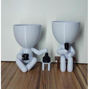 Imagem de Vasinhos Decorativo Robert Plant Bob Para Suculentas - 3DB Wonder Prin