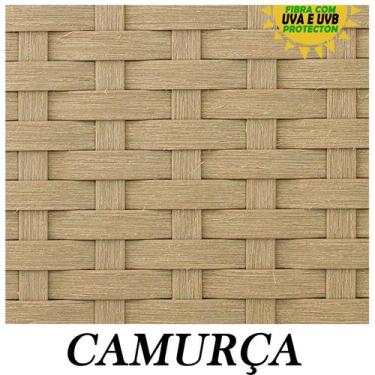 Imagem de Kit 2 Cadeiras de Alumínio Área Externa Pinheiro Artesanal - Fexx Fibe