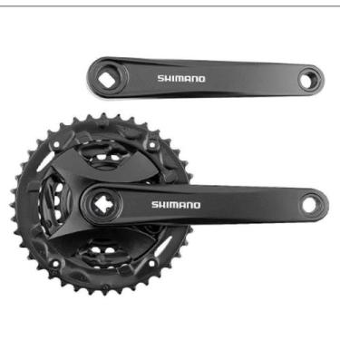 Imagem de Pedivela de Bicicleta Shimano Altus FC-MT101 36-22T 175mm, Preto