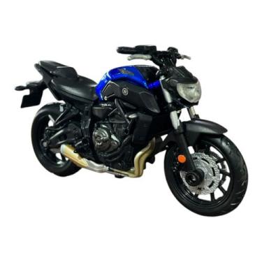 Imagem de Miniatura Moto Yamaha MT07 Azul Maisto 1:18