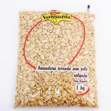 Imagem de Amendoim Sem Pele Com Sal 1kg - Vanguarda