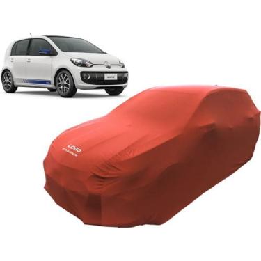 Imagem de Capa Para Carro De Tecido Lycra Volkswagen Up Anti-risco - Mz, Vermelh