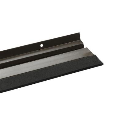 Imagem de Friso De Vedação Em Alumínio - 100 Cm - Fumê - Kit Com 2 Pçs - Reall