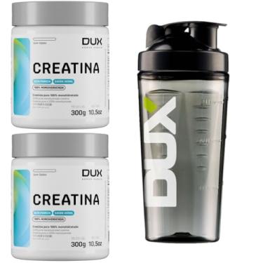 Imagem de Combo 2x DUX Creatina Monohidratada Pote 300G Dux Nutrition + Coqueteleira