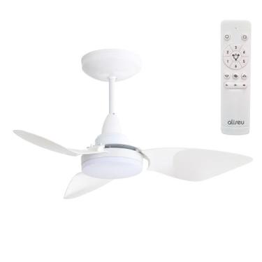 Imagem de Ventilador de teto aliseu smart eco branco bivolt com controle remoto 