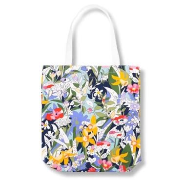 Imagem de kate spade new york Sacola de lona para mulheres, linda bolsa para trabalho ou professor, bolsa de praia de lona, bolsa de livro com bolso, Pintura por números, Small