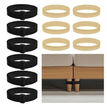 Imagem de DSKMJT Pacote com 6 conectores seccionais de sofá para tornar a seção de instalação rápida, sem ferramentas, mantenha o sofá deslizante no lugar